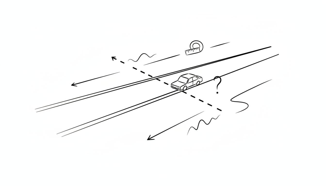 通行区分帯違反の基準や距離とは?
