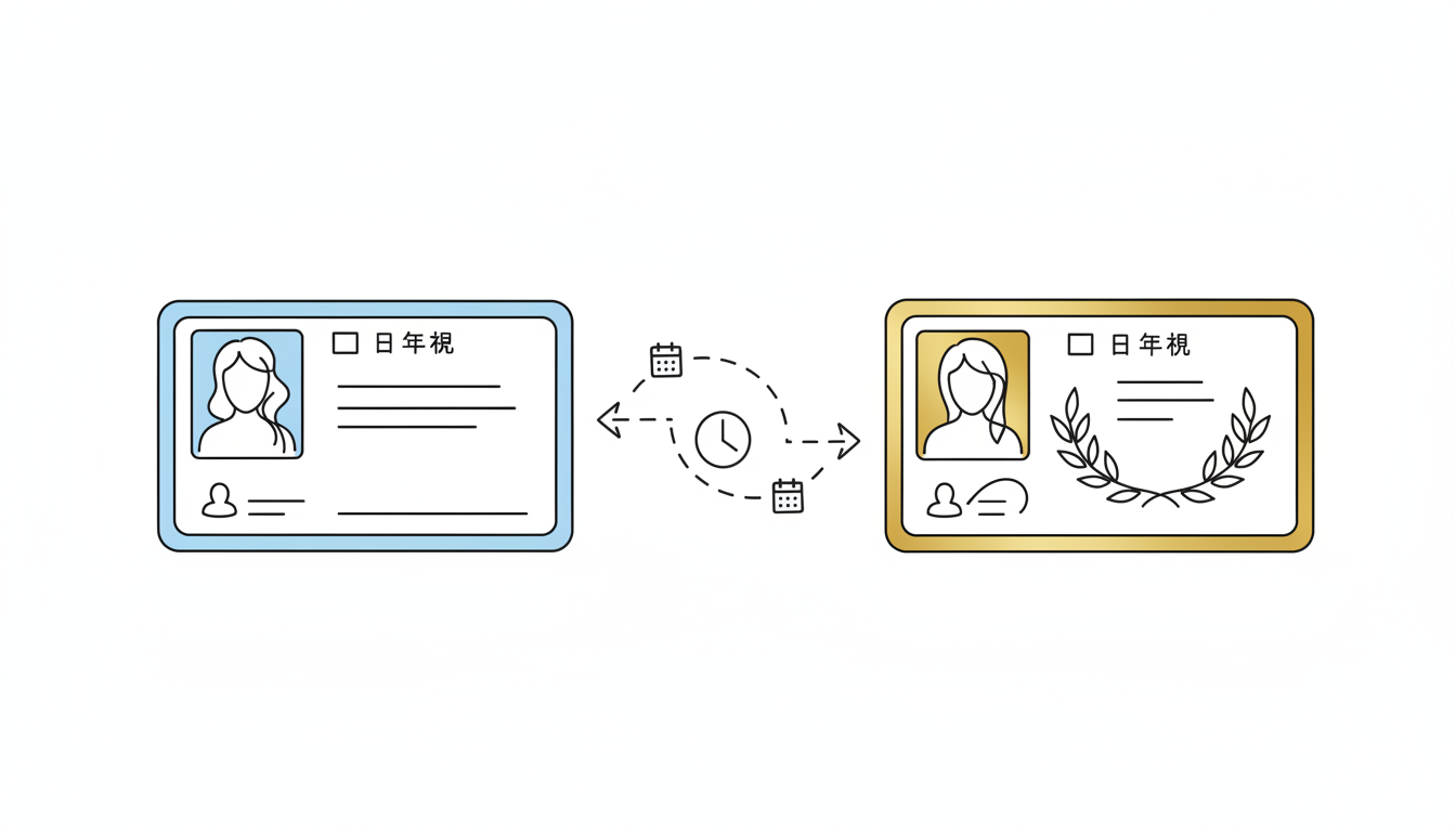 免許証ブルーからゴールド何年？