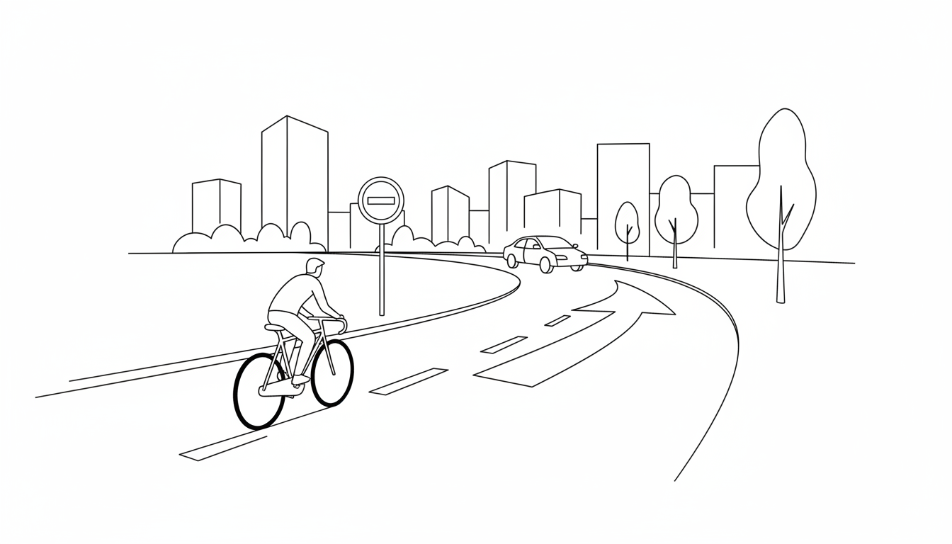 一方通行でも自転車は原則として車道の左端を走る