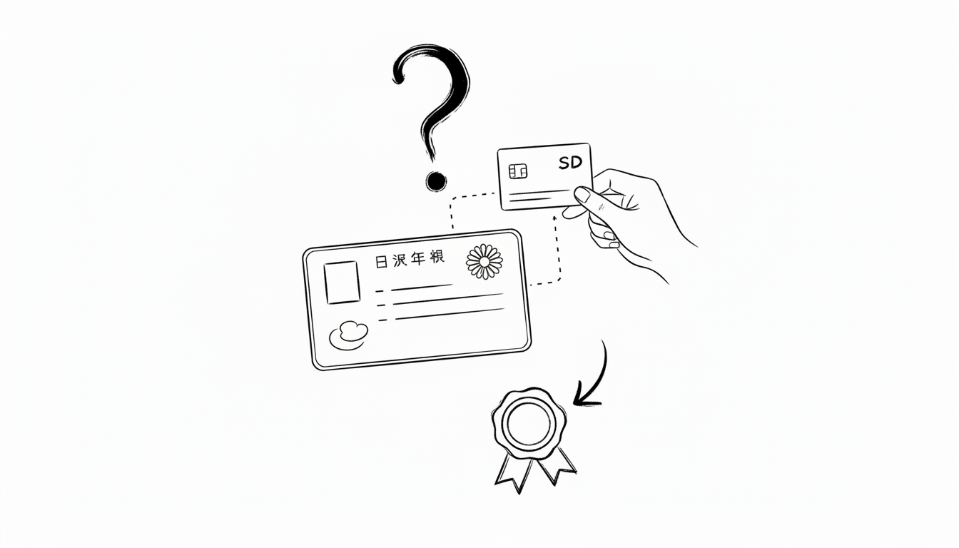 なぜ証明書を申請するとSDカードがもらえるのか